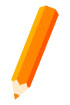 주황색연필 템플릿