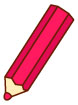 진분홍색색연필 템플릿