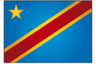 콩고민주공화국 국기 템플릿