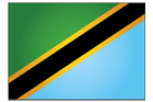 탄자니아 국기 템플릿