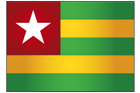 토고 국기 템플릿