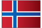 노르웨이 국기 템플릿