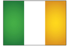 아일랜드 국기 템플릿